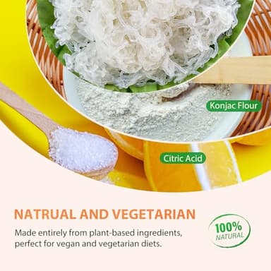 Soeos Konjac Noodles, Angel Hair Pasta, Low Calorie, Low Carb, Keto and Paleo Friendly Shirataki Noodle, Gluten-Free, Fat Free, Sugar Free, Vegan, 8.8 oz (250g)*6 Pack - Image 9