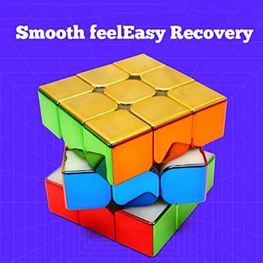 HELLOCUBE Cyclone Boys 3x3 Speed Cube Magnetic Reflective Mirror,Stickerless Magic Cube - Image 5