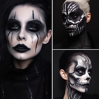 BADCOLOR Black Cream-Blendable Face Body Paint Stick for Adults Children Eye Black Softball Football Baseball Sports , Non-Toxic Hypoallergenic for Halloween SFX Makeup Cosplay Joker Costume Parties - Image 6