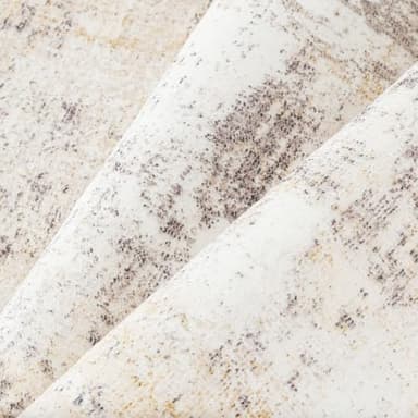 WondRg 9x12 Area Rug Beige Grey Abstract Living Room Bedroom Washable Carpet Neutral Modern Non Slip Soft Low Pile Indoor Large Throw Rug for Dining Room Office - Image 9