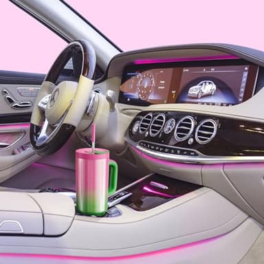 ENCOOL 40 oz Tumbler with Handle and Straw, 100% Leakproof Insulated Tumbler with Lid and Straw, Stainless Steel Travel Mug, Keeps Cold for 34 Hours, Car Cup Holder Friendly (Avenue) - Image 6