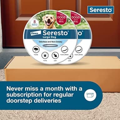 Seresto Large Dog Vet-Recommended Flea & Tick Treatment & Prevention Collar for Dogs Over 18 lbs. | 2-Pack - Image 8