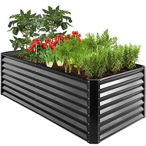 Best Choice Products 6x3x2ft Outdoor Metal Raised Garden Bed, Deep Root Box Planter for Vegetables, Flowers, Herbs, and Succulents w/ 269 Gallon Capacity - Gray - Image 1