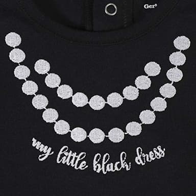 Gerber Baby Girls' Bodysuit with Tutu Skirt, Black Dress, 0-3 Months - Image 5