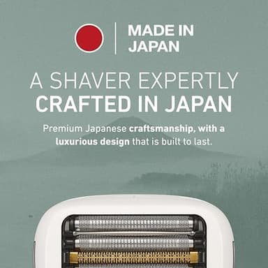 Panasonic ARC5 Palm-Sized Foil Shaver for Men, Powerful Travel Electric Razor, USB-C Charge Wet/Dry, Easy Clean Luxury Japanese 5-Blade, Smooth & Precise Cut w/Smart Sensor (Natural Sea Stone - Image 6