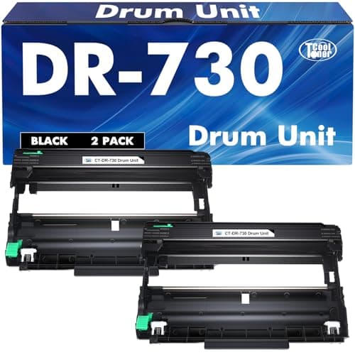 DR730 DR-730 Drum Unit 2-Pack Compatible Replacement for Brother Drum DR730 DR-730 DR 730 for MFC-L2710DW MFC-L2750DW HL-L2395DW HL-L2370DW DCP-L2550DW MFC-L2750DWXL Printer (Black，Not Toner) - Image 1