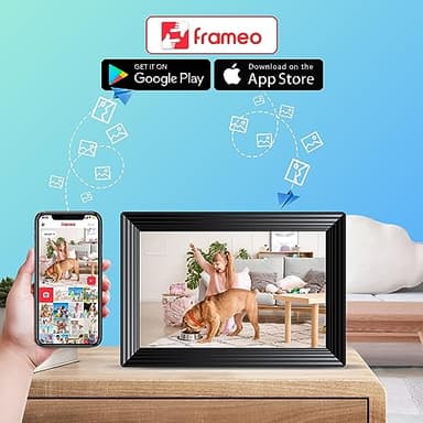 Frameo 10.1" WiFi Digital Picture Frame, Smart Digital Photo Frame with 16GB Storage, 1280x800 IPS HD Touch Screen, Auto-Rotate, Easy Setup to Share Photos or Videos Remotely via App from Anywhere - Image 6