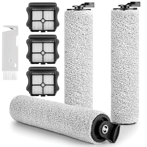S3/S5/S7 Roller Brush Replacement Compatible with Tineco Cordless Vacuum Cleaner, Include 3 Brush Rollers 3 Filters (S3) - Image 1