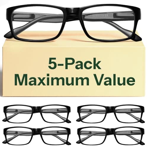 Gaoye 2.5 Professional Reading Glasses for All Day - Computer Readers with Blue Light Protection - Value Pack - Image 1