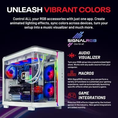Skytech King 95 Gaming PC Desktop, Intel i7 14700F 2.1 GHz (5.3GHz Turbo Boost), NVIDIA RTX 5070 12GB GDDR7, 1TB Gen4 SSD, 32GB DDR5 RAM 6000 RGB, 850W Gold PSU, 360mm ARGB AIO, Wi-Fi, Win 11 Home - Image 4