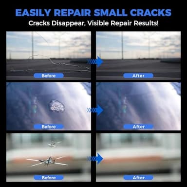 2 Bottles Nano Glass Crack Repair Liquid Quick Windshield Repair for Chips and Cracks-deep Dark - Image 5