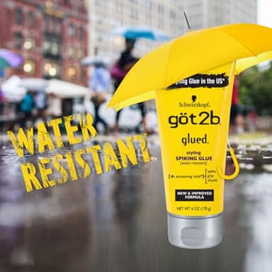 Got2B Glued Styling Spiking Hair Gel 2 - 6 oz tubes + 1 Travel 1.25 oz tube - Image 2