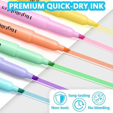 YEGEER Highlighters Bulk, Chisel Tip Dry-Quickly Highlighter Markers, 108 Count-6 Assorted Colors Highlighters Bulk Pack for Adult Kids, Office Classroom Must Have, School Supplies for Teachers - Image 4