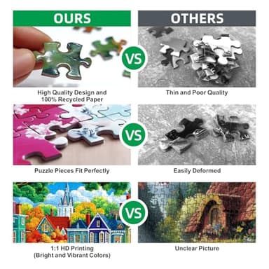 Puzzles for Adults 500 Pieces Colorful Butterfly FlowerJigsaw Puzzles 500 Pieces Difficult Fun Paper Art Unique Beautiful Family Puzzle Challenging Games Gift for Teens Kids Adults (20"x20") - Image 7