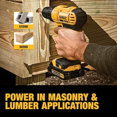 DEWALT 20V Max Cordless Drill/Driver Kit, 2 Batteries and Charger Included (DCD771C2) - Image 6