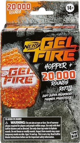 Nerf 20,000 Gelfire Rounds Refill Blasters, 800 Round Hopper, Ages 14 & Up - Image 3