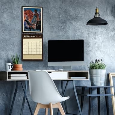 Americanflat 2025 Wall Calendar - US Cities Poster Design - 10x13 Large Wall Calendar - 12 Month Hanging Calendars for Home or Office - 2025 Calendars for Planning and Organization - Image 6