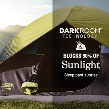 Coleman 4-Person Sundome Dark Room Dome Camping Tent - Image 2