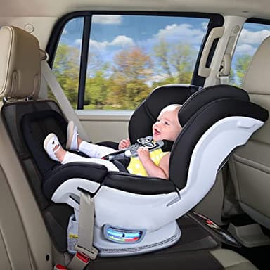 Bacgnyer Car Seat Protector, 1 Pack of Seat Protectors, Thickest Padded 600D Fabric Padding, Waterproof, Durable, Anti Slip Backing, Child Seat Protection, Suitable for Babies, Toddlers, Children - Image 2