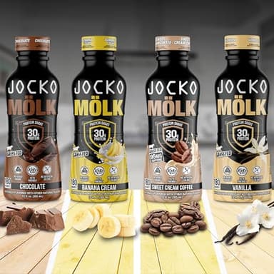 Jocko Mölk 30g Grass Fed Protein Shakes – No Added Sugar Protein Drinks KETO Friendly - Ready to Drink 12 FL Oz (Pack of 12) Chocolate - Image 8