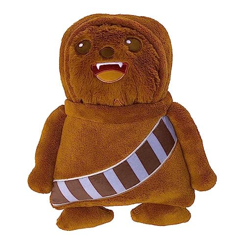 NoJo Star Wars Chewbacca Brown Super Soft Character Shaped Toddler Blanket - Image 1