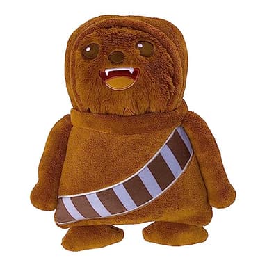 NoJo Star Wars Chewbacca Brown Super Soft Character Shaped Toddler Blanket - Image 1