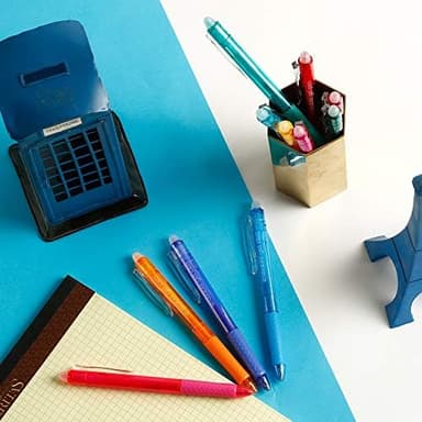 Vanstek 15 Colors Retractable Erasable Gel Pens Clicker, Fine Point(0.7), Make Mistakes Disappear, Premium Comfort Grip for Drawing Writing Planner and School Supplies - Image 6