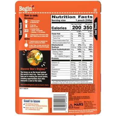 BEN'S ORIGINAL Ready Rice Korean BBQ Flavored Rice, Easy Dinner Side, 8.5 OZ Pouch (Pack of 12) - Image 3