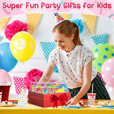 FEREDO KIDS Party Favors for Kids: 16 Pack Rainbow Scratch Art Notebook Back to School Students Classroom Gifts Bulk for Girls Boys Goodie Bags Stuffers, Return Gifts for Birthday Party Favors Bulk - Image 4