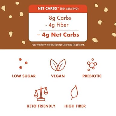 Rip Van Chocolate Hazelnut Wafer Cookies, Keto, Non-GMO, Healthy Snacks, Low Carb & Low Sugar (2g), Low Calorie, Vegan, 16 Count - Image 4