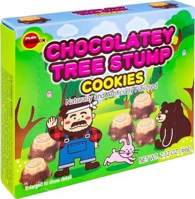 Bourbon chocolatey Tree Stump Cookies 2.32 oz - Image 3