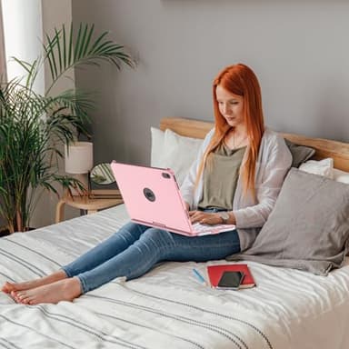 FUWANG Touch Keyboard Case for iPad (A16) 11th Generation 11 inch 2025&10th Gen 10.9 inch 2022, 360° Rotate for iPad 10th Generation Case with Keyboard, Backlit Keyboard Case with Pencil Holder, Pink - Image 6