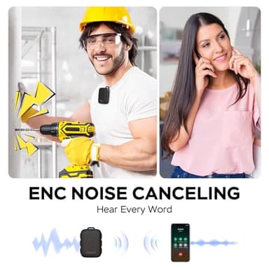 INSMY Wearable Bluetooth Speakers,IP67 Waterproof,Clip-On Portable Small Personal Speaker/Clean Sound/Stereo Pair/Wireless 5.4/ENC Built-in Mic/Lightweight for Outdoor Golf Work Pool (Black) - Image 3