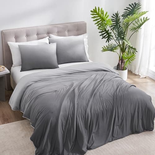 Marchpower Cooling Comforter Queen Size for Hot Sleepers, Lightweight Silky Soft Summer Cooling Blanket, Gradient Comforter - Image 1