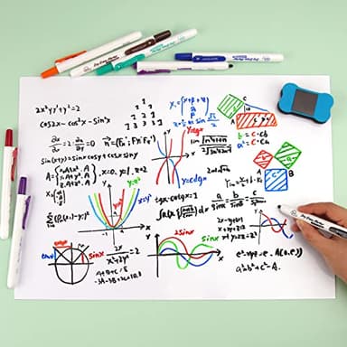 WRITECH Retractable Dry Erase Markers: Fine Tip Assorted Colors Low Odor Multi Colored Set Kid Adult Refillable Clickable Multicolor Thin Point Whiteboard Marker Bulk 12ct No Bleed Smear - Image 8