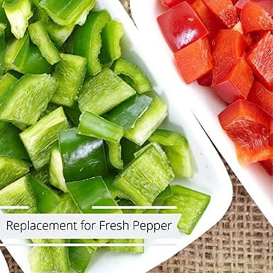 Dried Red and Green Bell Peppers Mix by It's Delish, 3 Oz. Medium Jar - Image 5