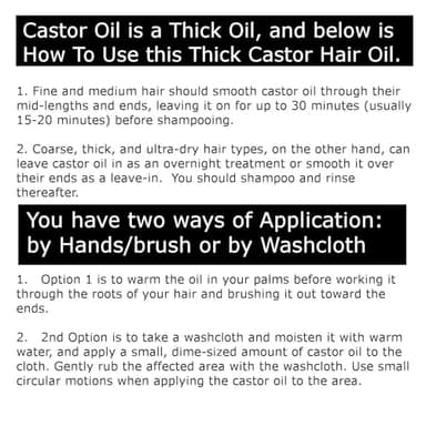Essentially KateS Castor Oil 16 Fl Oz (Glass Bottle) - Original - A Huge Glass Bottle with a Pump - 100% Pure and Natural, Cold Pressed, and Hexane-Free - Hair and Body - Image 5