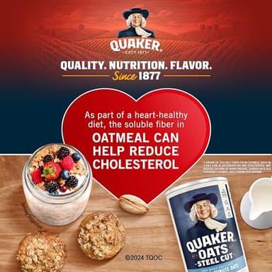 Quaker Quick 1-Minute Oatmeal, Non GMO Project Verified, 2.5 Pound (Pack of 2) - Image 2