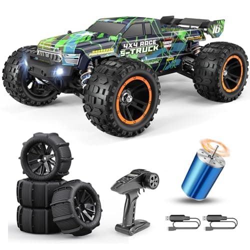 HAIBOXING 16890SA 1/16 Scale 4WD Brushless RC Truck Max 40 MPH Fast RC Cars, All Terrains RC Car with Independent ESC 4X4 Off-Road Semi-Truck for Boys and Adults, 3S Battery Applicable (not Included) - Image 1