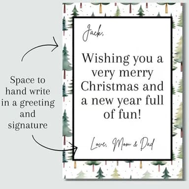 Christmas Gift Card Book - Surprises On Every Page, DIY Spiral-Bound Merry Christmas College Survival Gift Card Book Holder, Greeting Cards Holder for College Student Graduation Gifts (# A) - Image 8