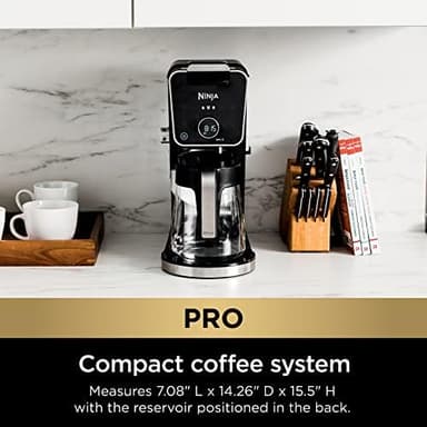 Ninja Hot and Iced Coffee Maker, Single Serve Coffee Maker and Drip Coffee Machine, DualBrew Pro Specialty 12-Cup with K-Cup Combo, Includes Permanent Filter, CFP307 - Image 6