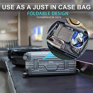 Vomgomfom Travel Duffle Bag for Men, 65L 85L 115L Foldable Travel Duffel Bag with Shoes Compartment Overnight Bag for Men Women - Image 6