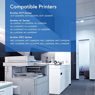 DR820 Drum Unit Compatible for Brother DR 820 DR-820 Replacement for MFC-L5900DW HL-L6200DW HL-L5100DN MFC-L5800DW MFC-L5700DW HL-L5200DWT MFC-L6700DW HL-L5200DW (2 Drum Unit, NOT Toner) - Image 2