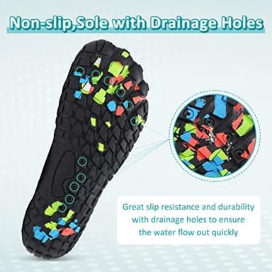 ziitop Water Shoes for Men Women Beach Barefoot Swim Rock Climbing Pool Shoes Socks, Anti-Slip Breathable Quick Dry Lightweight Slip-on, Outdoor Sport Hiking Walking Boating Fishing Diving Surfing - Image 3