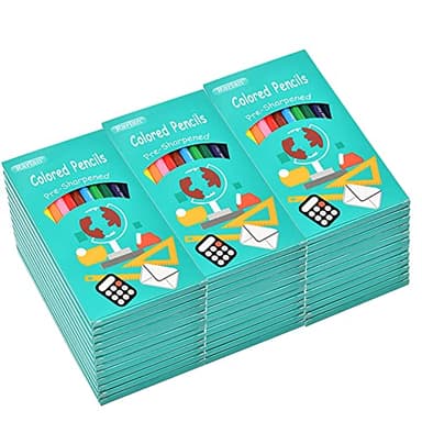 Rarlan Colored Pencils Bulk, Pre-sharpened Colored Pencils for Kids, 12 Assorted Colors, Pack of 36, Coloring Pencils 432 Count - Image 3