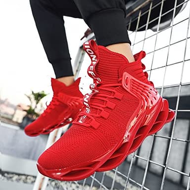 Hello MrLin Men's Running Shoes Non Slip Athletic Tennis Walking Blade Type Sneakers Hip Hop - Image 6
