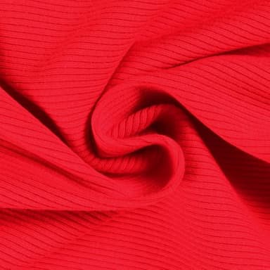 Roselux Women's Summer Scoop Neck Short Sleeve T-Shirts Ribbed Knit Slim Fitted Casual Basic Top Red M - Image 3