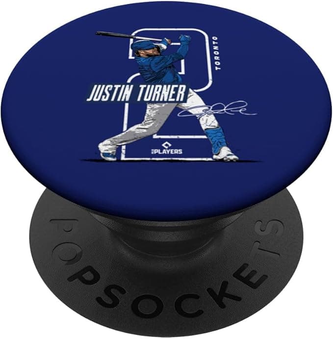 Justin Turner | Toronto Baseball Players | MLBJTR3002 PopSockets Adhesive PopGrip - Image 1