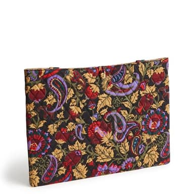 Vera Bradley Laptop Insert, Cotton Gabardine, Midnight Garden Paisley - Image 1