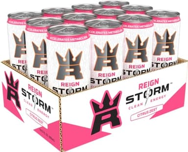 REIGN Storm, Citrus Zest, Fitness & Wellness Energy Drink, 12 Fl Oz (Pack of 12) - Image 3